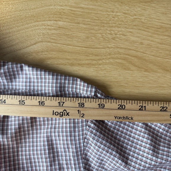 Brooks Brothers Regent Shirt 16 32 Brown White Check Non Iron Supima Cotton - Picture 9 of 9